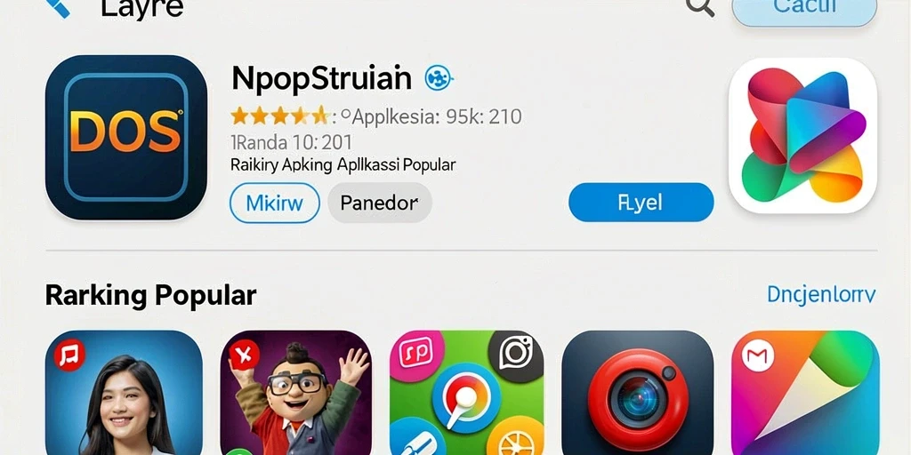 Tampilan awal permainan yang penuh warna.