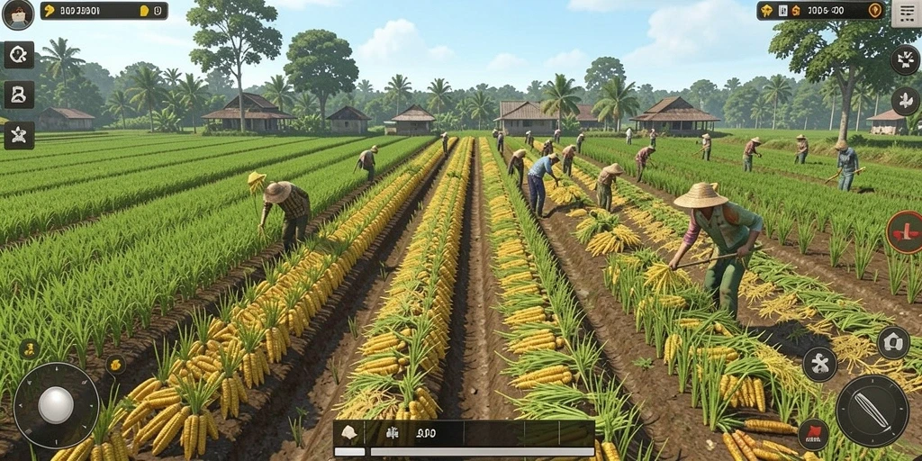 Tampilan karakter yang keren dan detail.