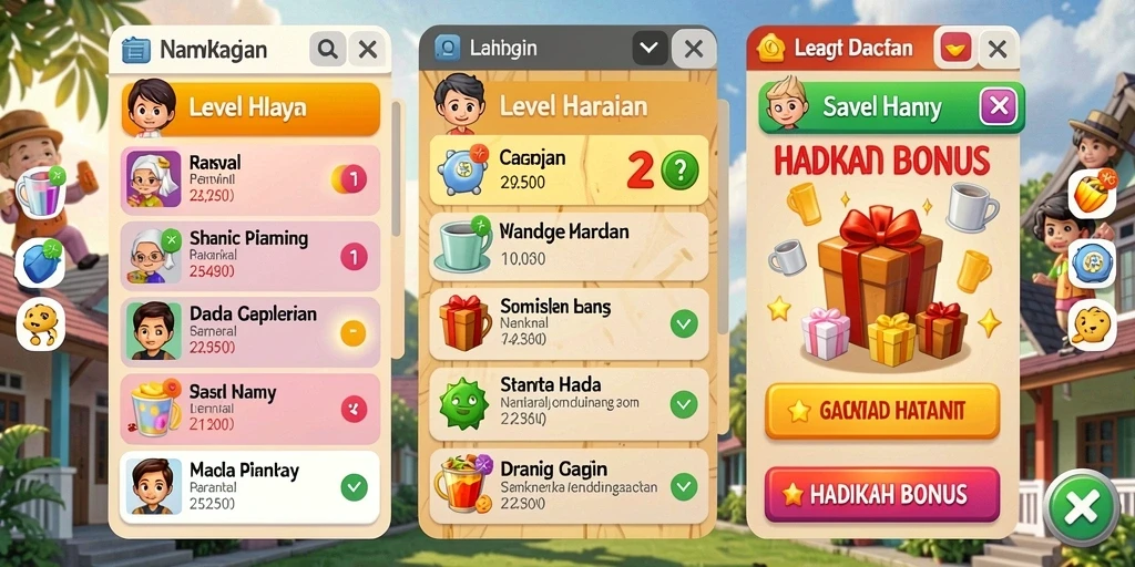 Tampilan utama aplikasi HP777 yang menarik.