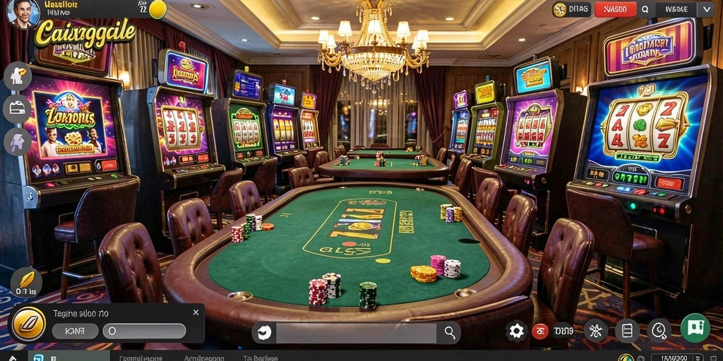 Screenshot menampilkan tampilan awal permainan slot yang menarik.