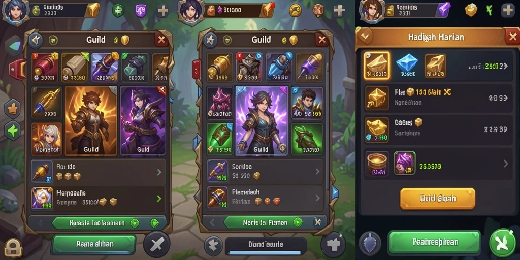 Screenshot menampilkan tampilan grafik yang memukau.