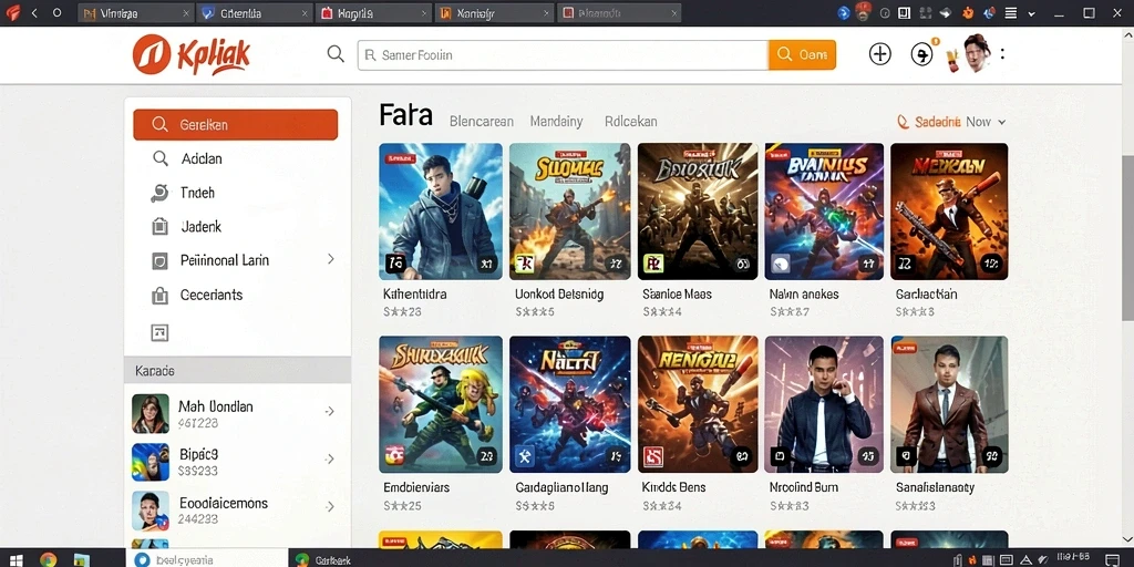 Tampilan awal yang menarik dan mudah dipahami.