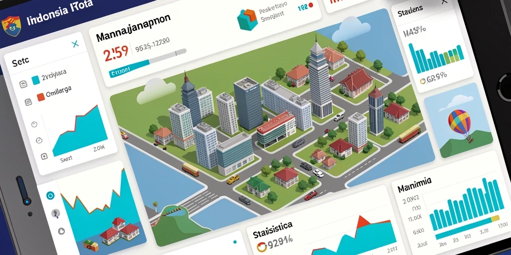 Tangkapan layar menampilkan pemandangan indah dunia N06.