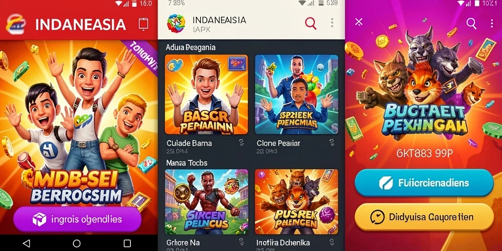 Tampilan awal NAGAWIN yang menarik dan user-friendly.