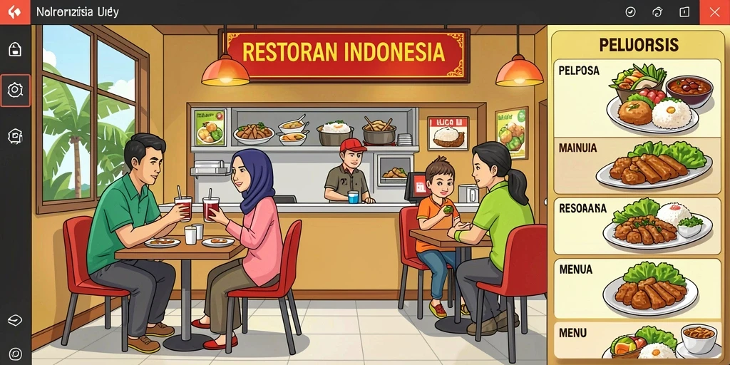 Tampilan awal yang menarik perhatian dengan karakter yang keren.