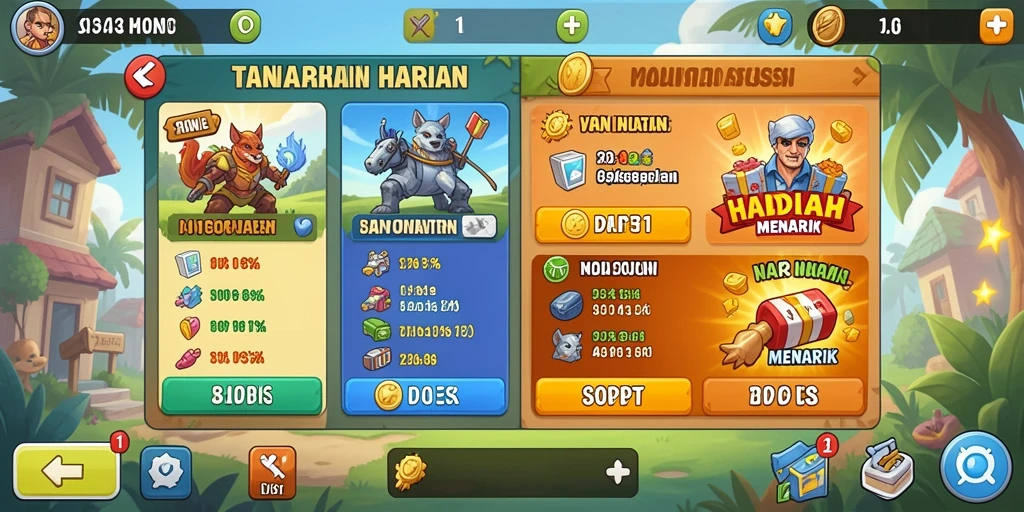 Tampilan antarmuka yang menarik dan mudah digunakan.