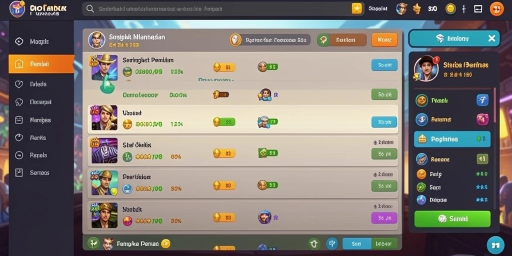 Tampilan antarmuka yang user-friendly dan menarik.