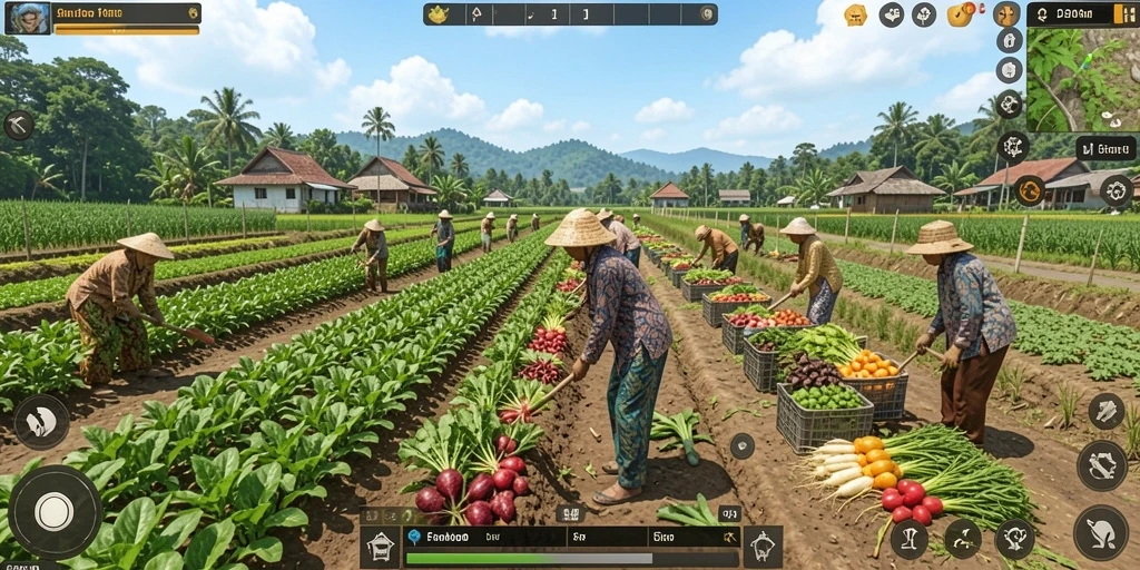 Screenshot dari petualangan awal yang menantang.