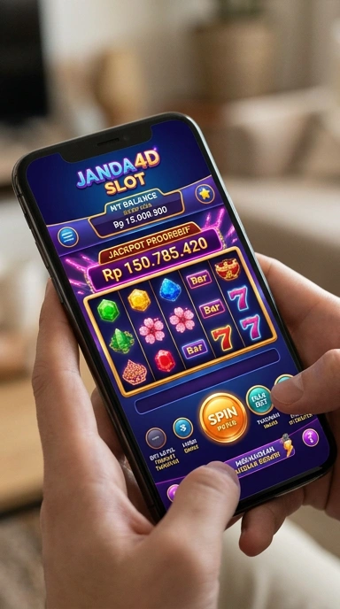 Cuplikan layar menu unduhan janda4d untuk perangkat Android